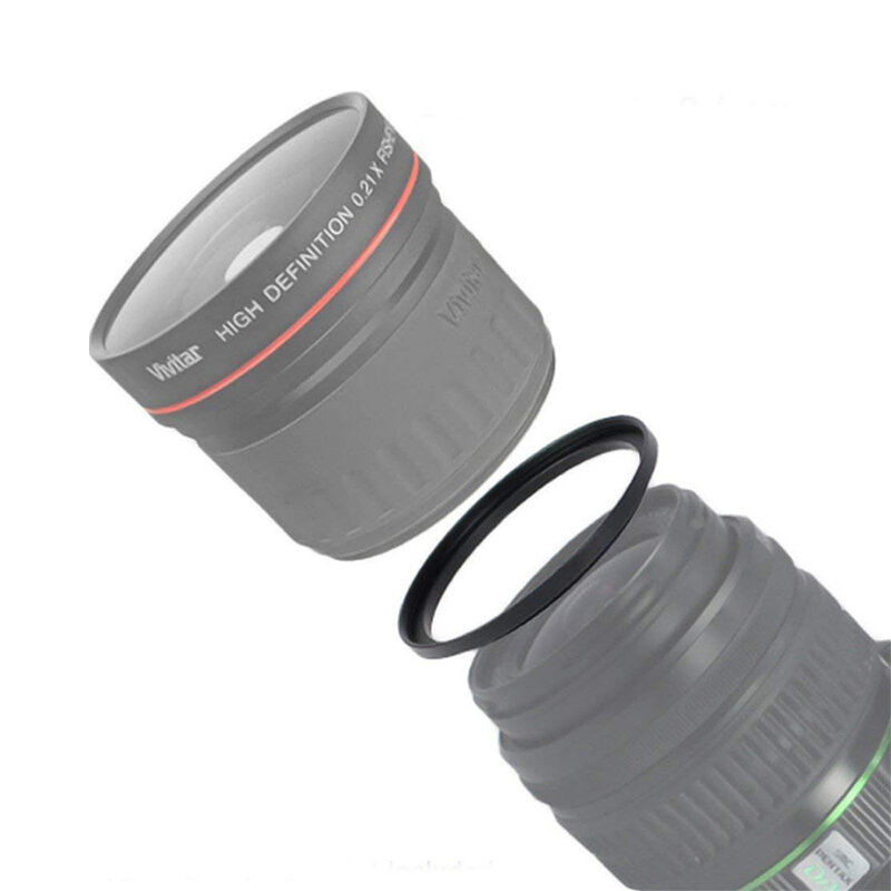 Anillos de reducción de filtro, adaptador de anillos de aumento de 8,5, adaptador de anillos de lente de filtro de 82mm-49mm para cámara DSLR