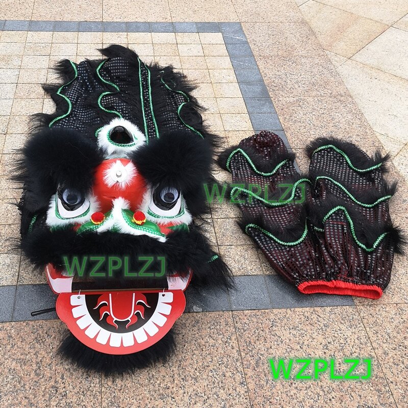 Kostum dansa singa dengan celana untuk anak usia 5-12 tahun pertunjukan pesta olahraga luar ruangan Parade acara panggung maskot Tiongkok
