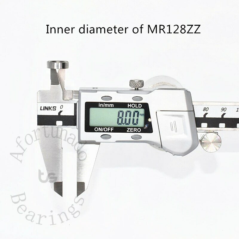 MR128ZZ 미니어처 베어링, 크롬 스틸 금속 밀폐 고속 기계 장비 부품, 10 개, 8x12x3.5mm, 무료 배송