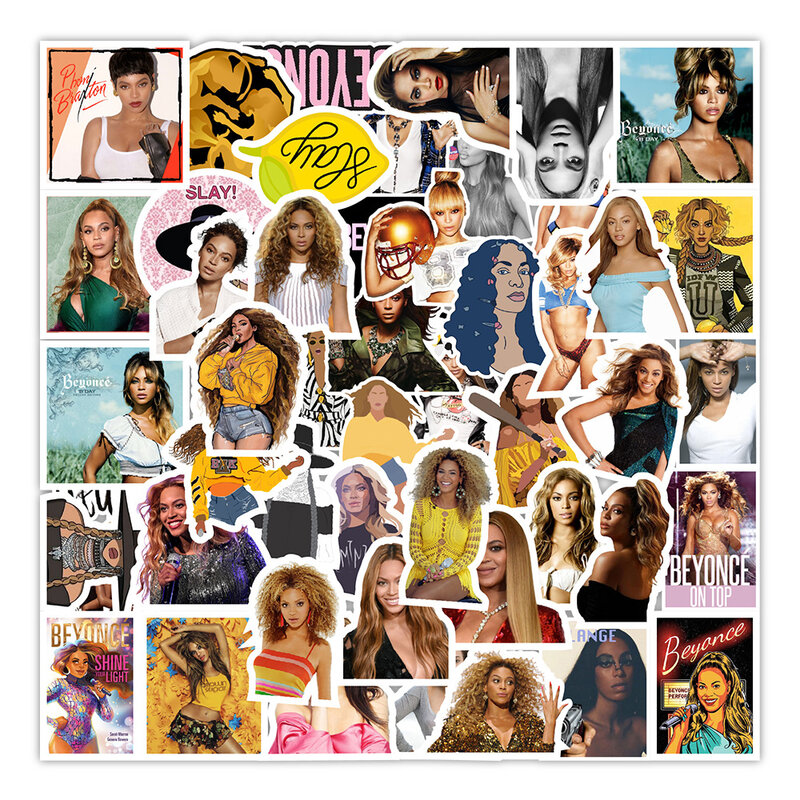 10/30/50Pcs Beyonce Sexy Persoonlijkheid Graffiti Waterdichte Sticker Koffer Notebook Koelkast Skateboardstationeryboxwholesale