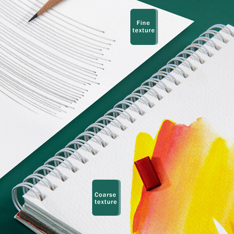 FABER CASTELL-papel de Acuarela profesional, libro de 16K/8K, 230/300g/m², 20 hojas de Acuarela, lápiz de colores, suministros de Arte de papel