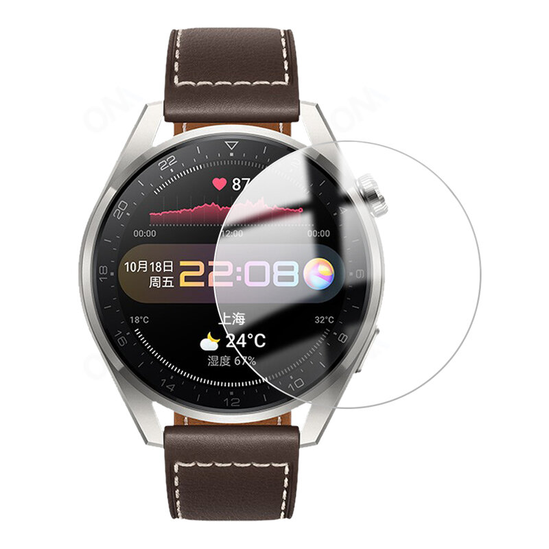Huawei Watch 3 Pro用強化ガラス,傷防止,保護フィルム,スマートウォッチアクセサリー