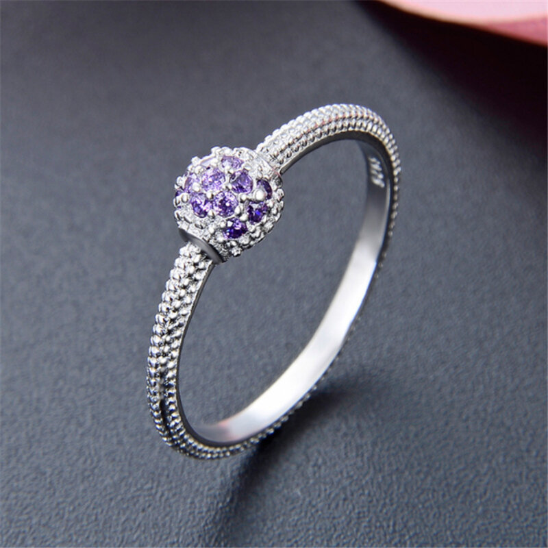 XINSOM 2020 fiançailles bijoux de mariage coréen 925 en argent Sterling anneaux pour les femmes mode Zircon bagues filles cadeau 20FEBR4