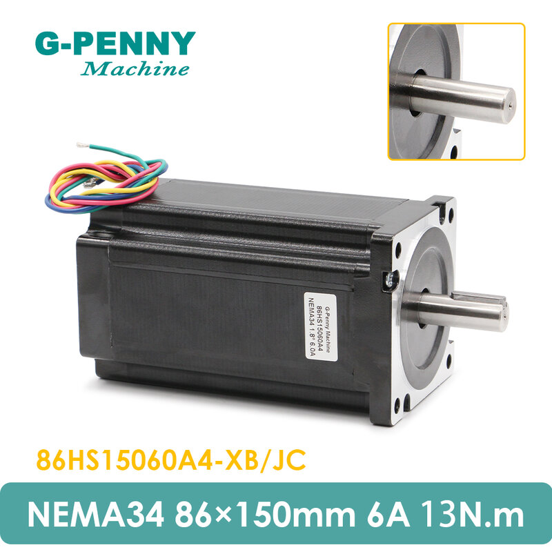 Nema 34 cnc motor deslizante 86x150mm 13nm 6a l = 152mm motor deslizante para máquina de gravura do cnc impressora 3d