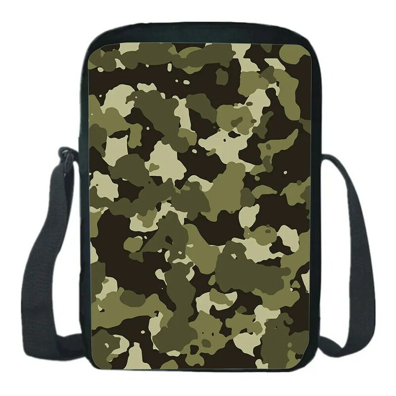 Camouflage Schoudertas Nylon Rugzak Cosplay Messenger Bag Cartoon Messenger Bag Mini Schooltas Nieuwe