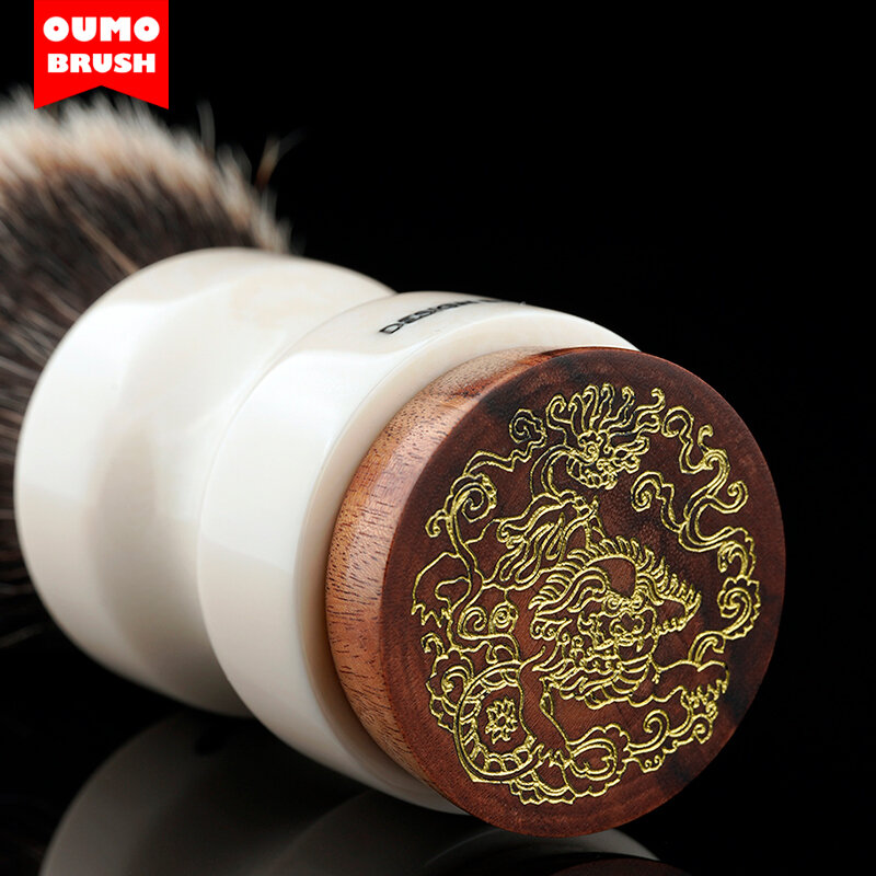 Oumo escova-limited brush blable clouds26 26mm escova de barbear