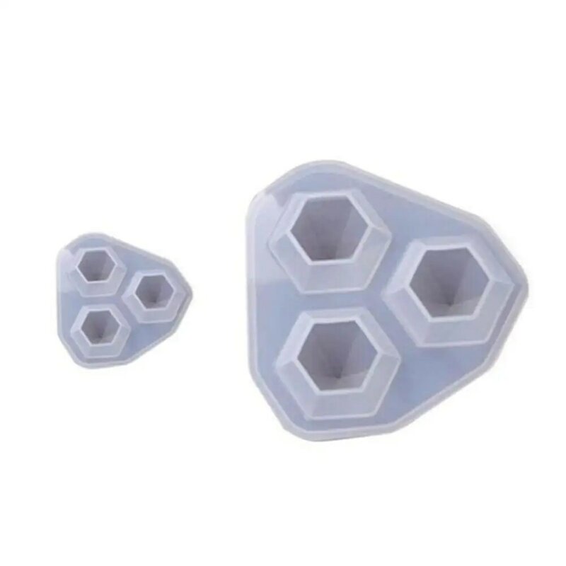 3 em 1 molde de diamante de silicone transparente decorativo artesanato diy corte forma tipo moldes resina cola epoxy para fazer jóias ferramenta