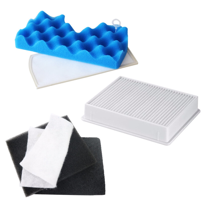 Filtro de poeira hepa + filtro esponja azul para samsung 10 tamanhos sc4520 sc4740 para aspirador de pó