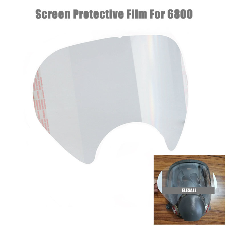 5-10 buah Film pelindung untuk 6800 masker Gas Respirator jendela pelindung layar stiker untuk 6800 masker wajah penuh aksesoris