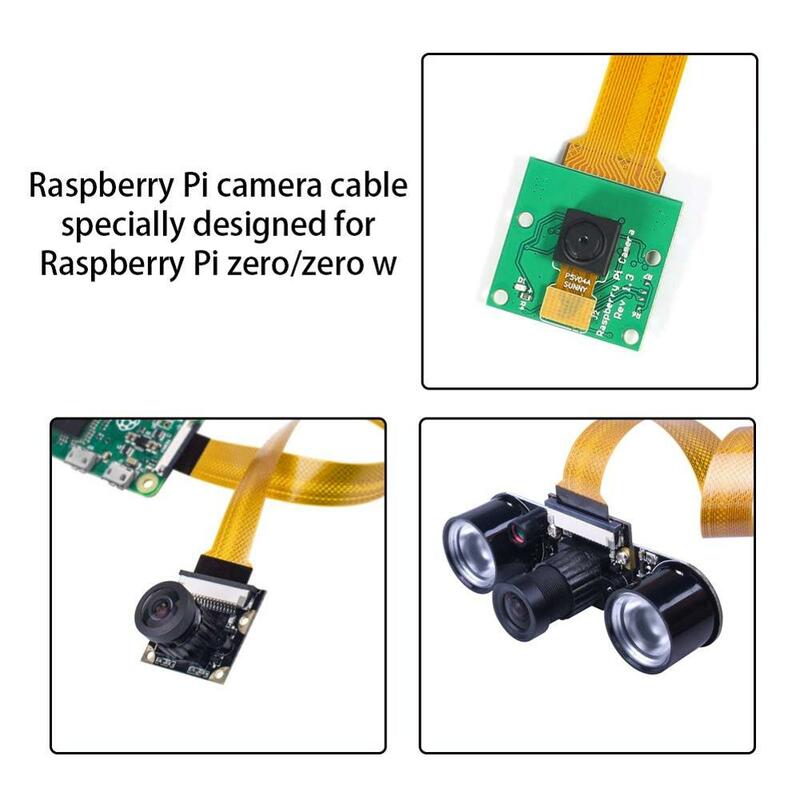 Cable Flexible para cámara Raspberry Pi Zero W, cinta de Cable FFC, 15/30cm, 15 Pines, 22 pines