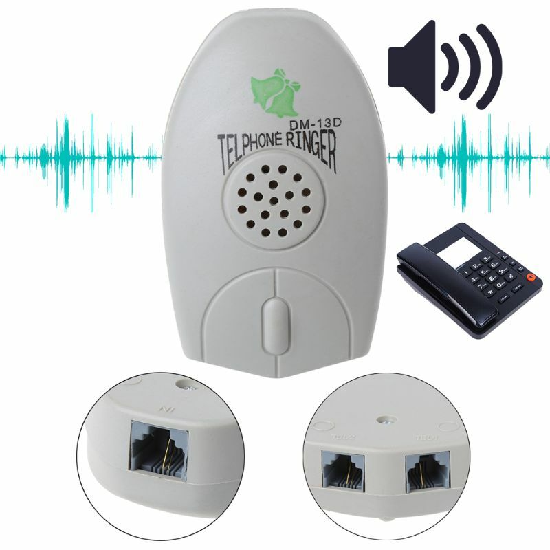 Dropship Amplifier Telepon Darat Bel Dering Telepon Ekstra Keras Cincin untuk Tua Tua