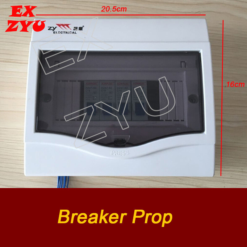 EXZYU Breaker Prop Room Escape vita reale Turn tutti gli interruttori in posizioni corrette per sbloccare la camera di puzzle gioco
