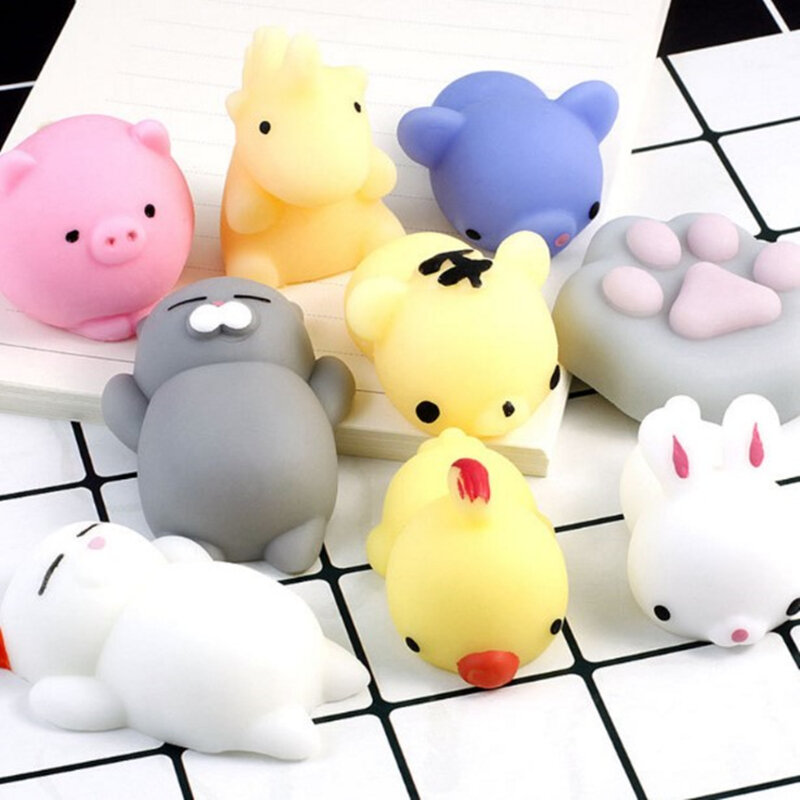 Squishy Animal Antistress Toys Slimy Squeeze Toys Cute Antistress Ball Abreact Soft Sticky Stress Relief Funny Toys For Children