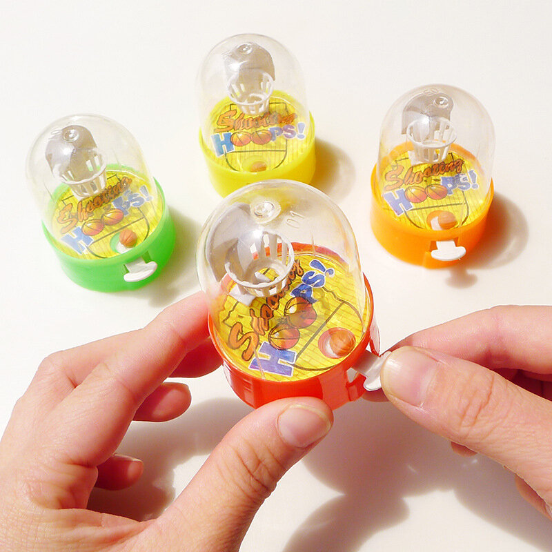 SAL99 귀여운 미니 농구 기계 손 손가락 공 슈팅 퍼즐 어린이용, 어린이 장난감 선물