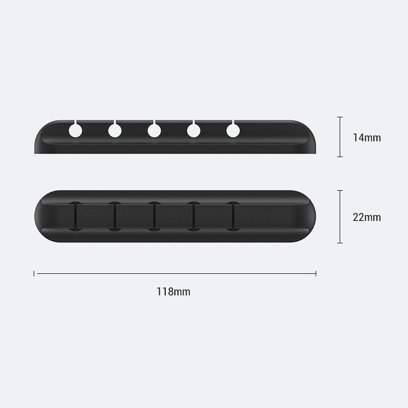 Organizzatore di cavi avvolgicavo USB in Silicone clip di gestione ordinata da tavolo organizzatore di cavi da tavolo per cavo per cuffie per Mouse