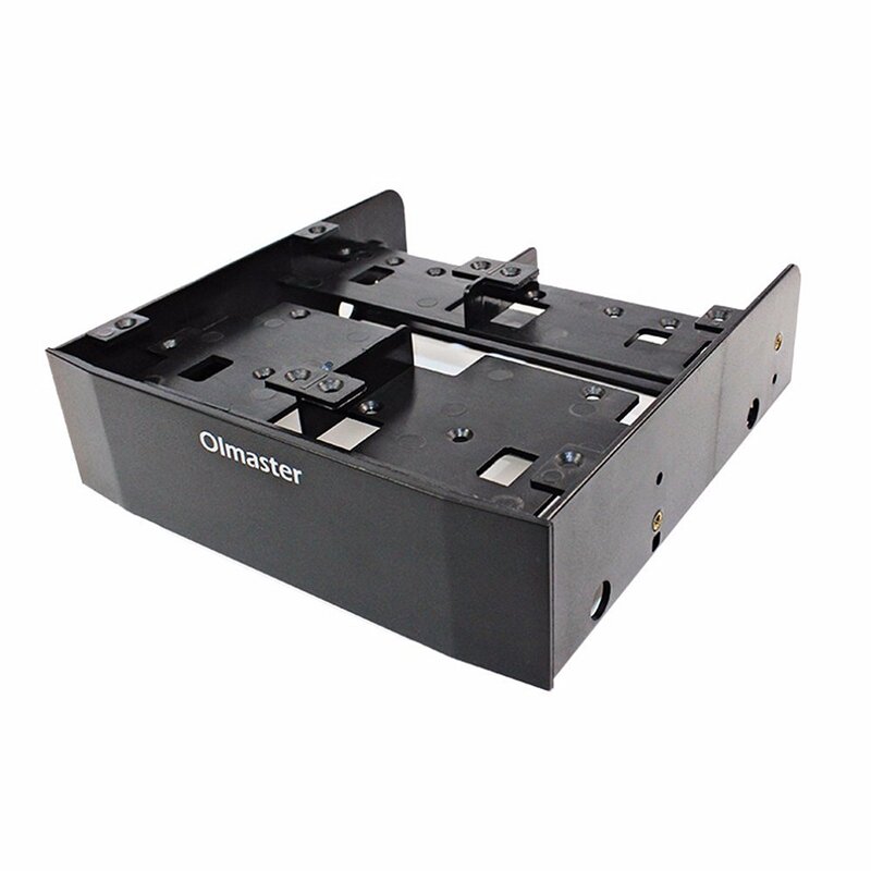 OImaster Multi-functional Hard Drive Conversion Rack Standard 5.25 Inch Device Comes with 2.5 inch / 3.5 inch HDD mounting screw