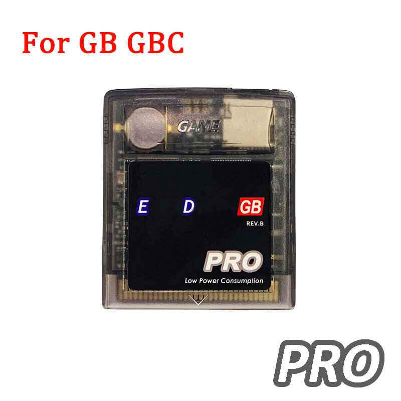 EDGB PRO EZ-FLASH Junior Cartouche de Jeu Carte pour Gameboy DMG GO GBC GBP Console de Jeu Personnalisé Jeu Cartouche D'économie D'énergie Version