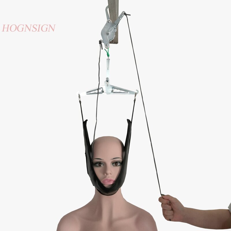 Dispositivi di allungamento del collo di alta qualità copricapo elastico cervicale trattore domestico strumento di allungamento del Cervix strumento di cura del massaggio