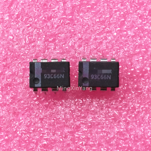 10 piezas 93C66N DIP-8 circuito integrado IC chip