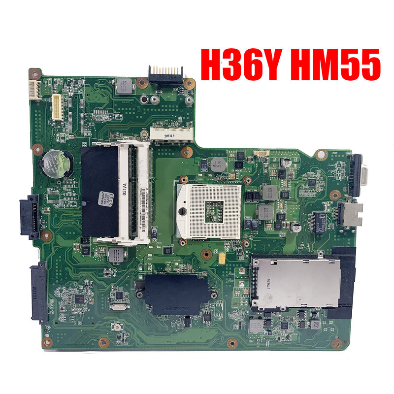 Carte mère H36Y pour ASUS NJ3350 H36Y, pour ordinateur portable, 2.1 fonctionnelle, pas CPU/GPU, REV: 100%