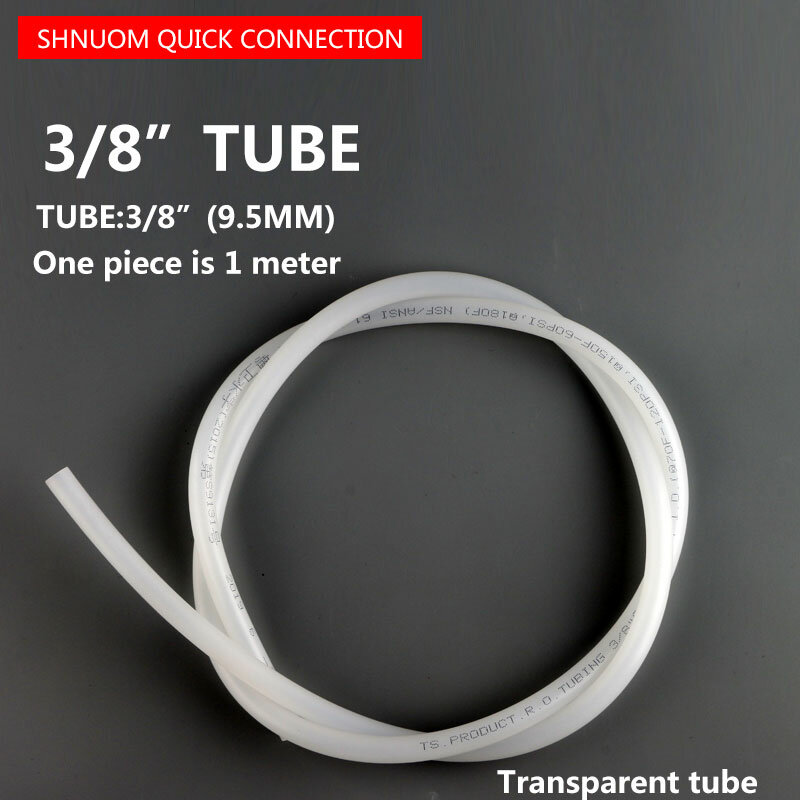 Transparent 3/8 "PE Rohr Qualität Food Grade Flexible Schlauch 3/8 Zoll Rohr RO Wasserfilter Filter Aquarium Durchmesser 9,5 MM