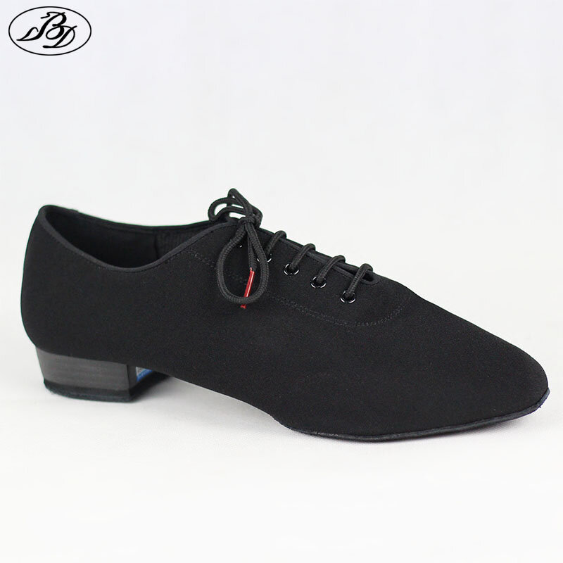 Pria Standard Dance Sepatu BD309 Ballroom Sepatu Kanvas Orangtua Split Sol Luar Kompetisi Praktik Pria Modern Dancing Shoe Dancesport