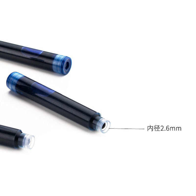 Чернильные стержни для перьевой ручки, 2,6 мм, 25 шт.