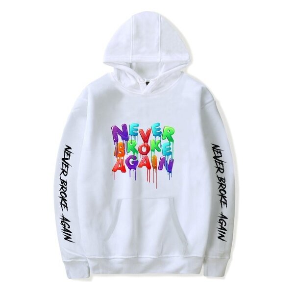 Rapper YoungBoy Never Broke Again Hoodies Colorful Letters Pullover Clothing Men Harajuku Sweatshirt Women Streetwear Clothes
