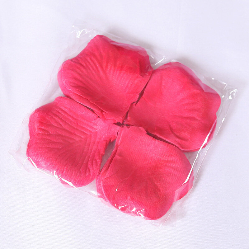 Pétalas de rosa artificial para decoração de festa de casamento, romântica, pétalas de rosa, casamento de namorados, 200