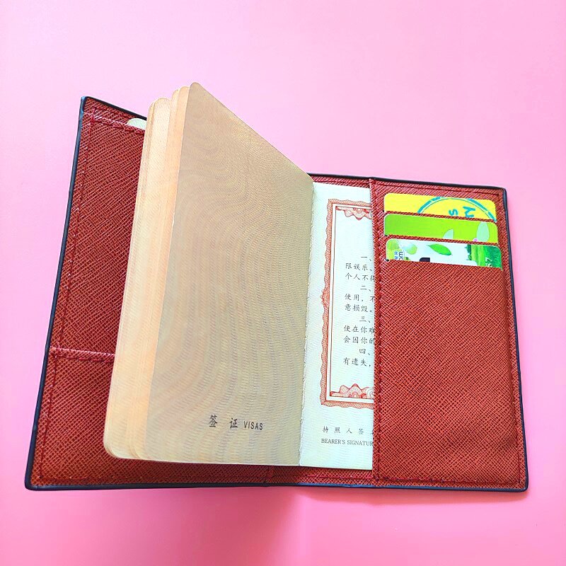 The King Lion Simba Passport Cover PU Leather Cards Case Travel Passport Holder Wallet Document Tickets Organizer Case Women Men