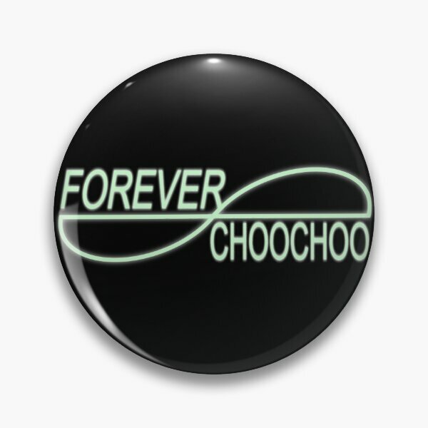 Forever Choochoo-Pin de botón suave personalizable para mujer, broche de Metal con cuello de moda, insignia divertida, joyería creativa