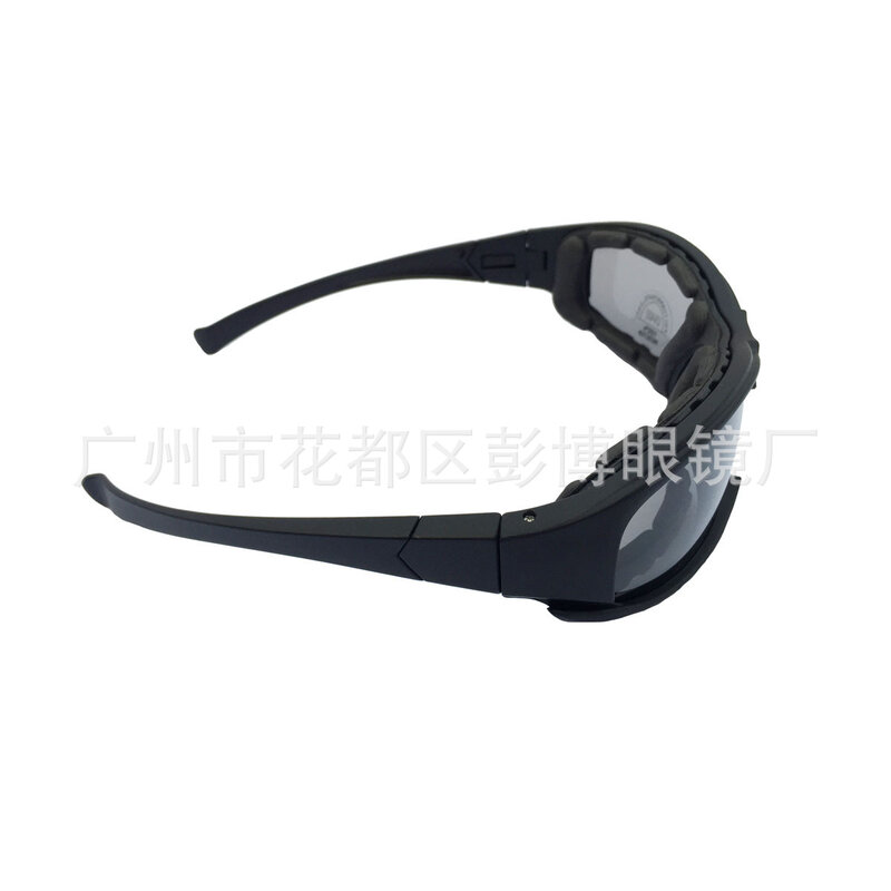 X7 Polarized Version Shooting Goggles Can Be Changed Temples Protective Glasses Can Be Changed Multiple Pairs of Lens Military