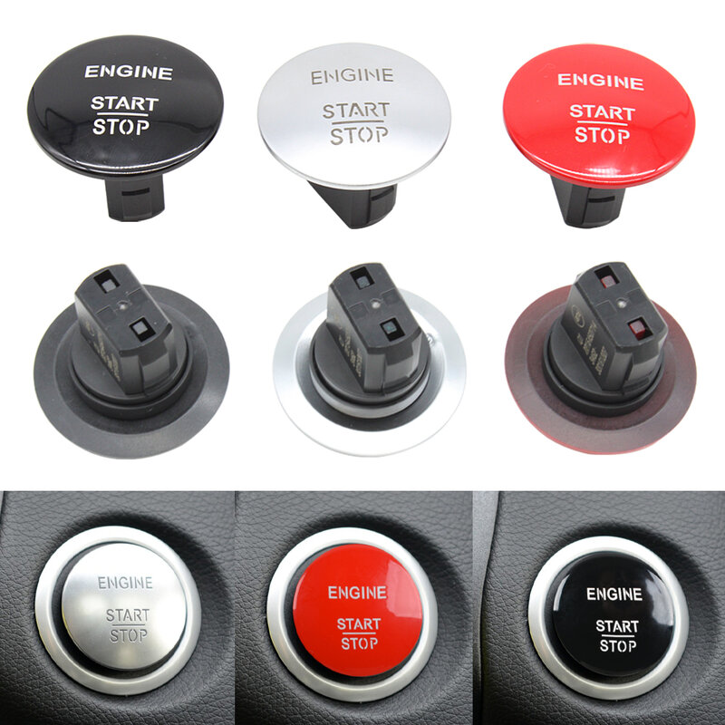 Auto Keyless ONE-CLICK Start Stop pulsante interruttore di accensione del motore per Mercedes Benz tutti i modelli C W204 GLK X204 W176 W205 W212