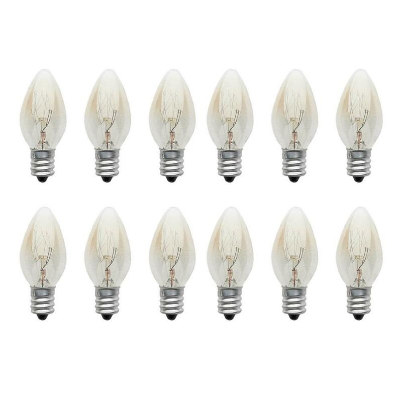 E12 Оригинальная лампа, ароматические ночные лампы, лампа накаливания, вольфрамовая Ночная лампа C7, резьба, лампа с солью, 220-240 В, 10 Вт
