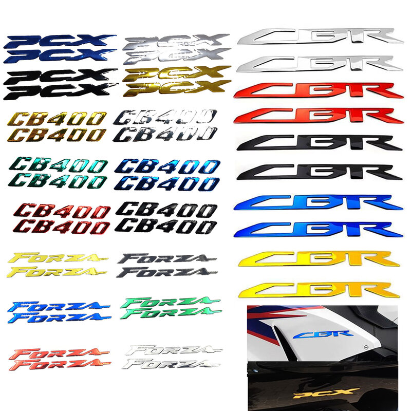 Emblema 3D para Motor de hoja de aire, calcomanía para rueda de tanque, para Honda CBR650, CBR250, CBR400, CBR1000, CB400, PCX125, PCX150, Forza250 300