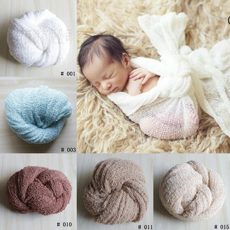 (150*40cm) Stretch Knit Wrap Photography Neonato Avvolge Nubble Wraps Rayon Involucri Maternità Sciarpa Delle Donne Dello Scialle