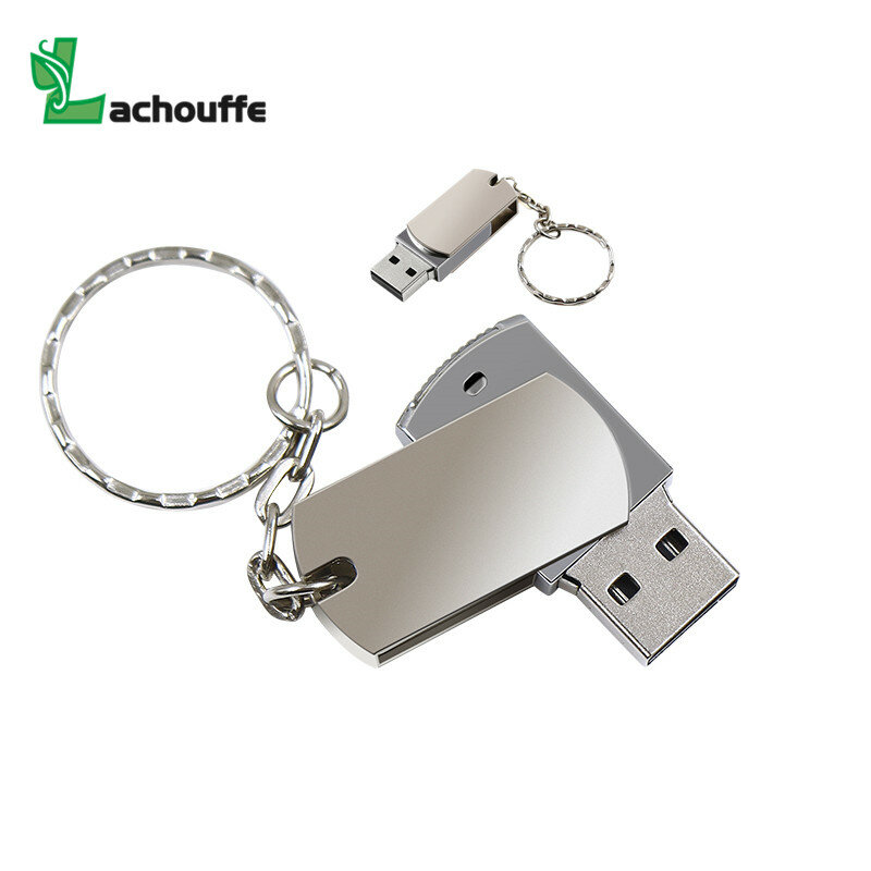 Clé USB 2.0 en métal Portable, support à mémoire de 8GB 16GB 32GB 64GB 128GB, lecteur Flash