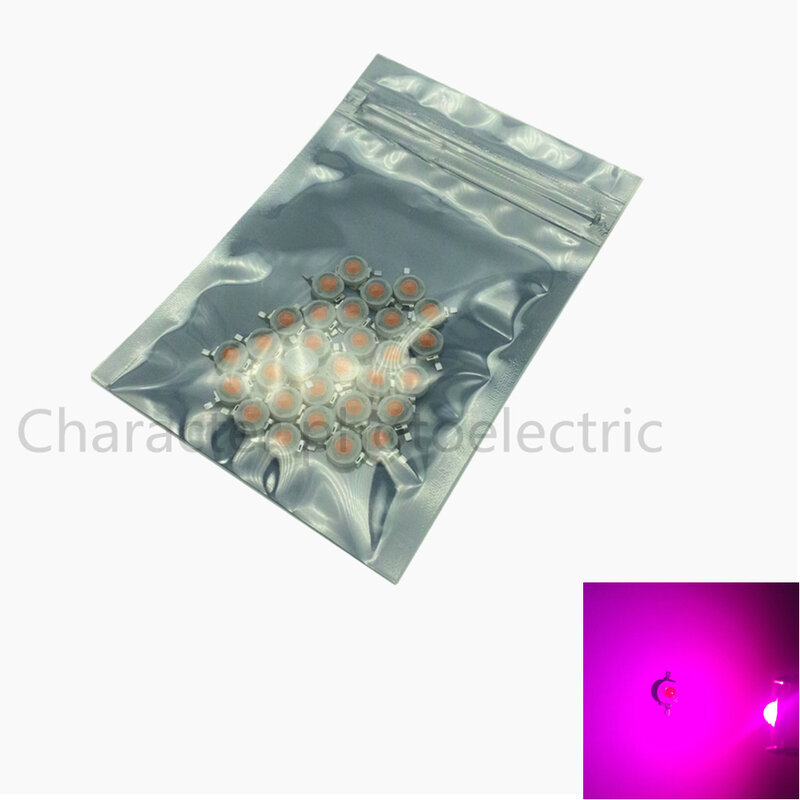 10-100pcs 1W/3W Full Spectrum Bridgelux led chip , 400nm-840nm 1/3W led Diodes for plant grow Used to promote plant growth