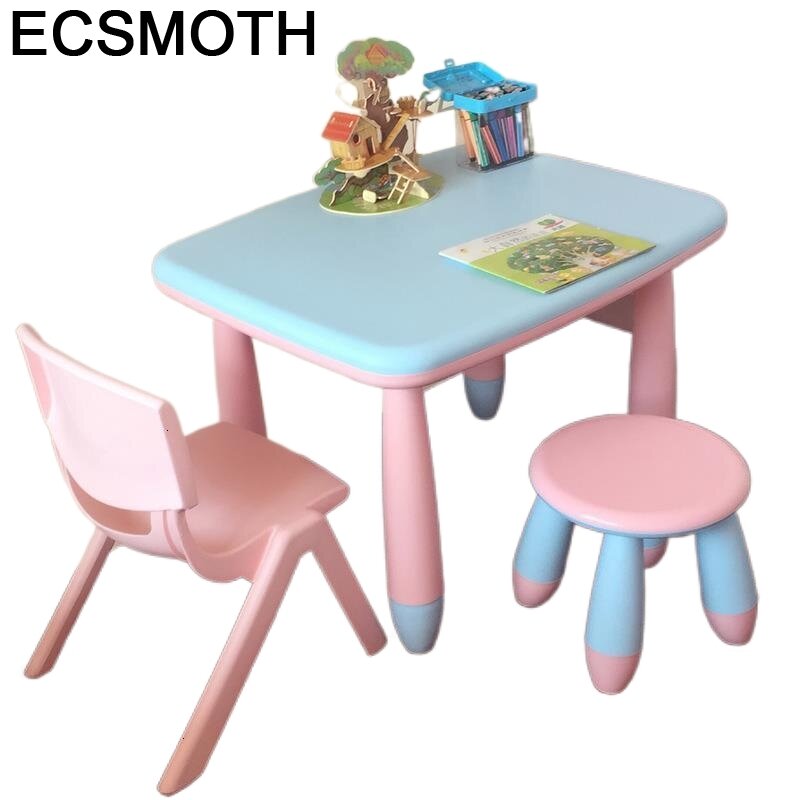 Por bambini cadeira e para escritorio avec chaise jogar y silla jardim de infância estudo kinder mesa infantil crianças mesa