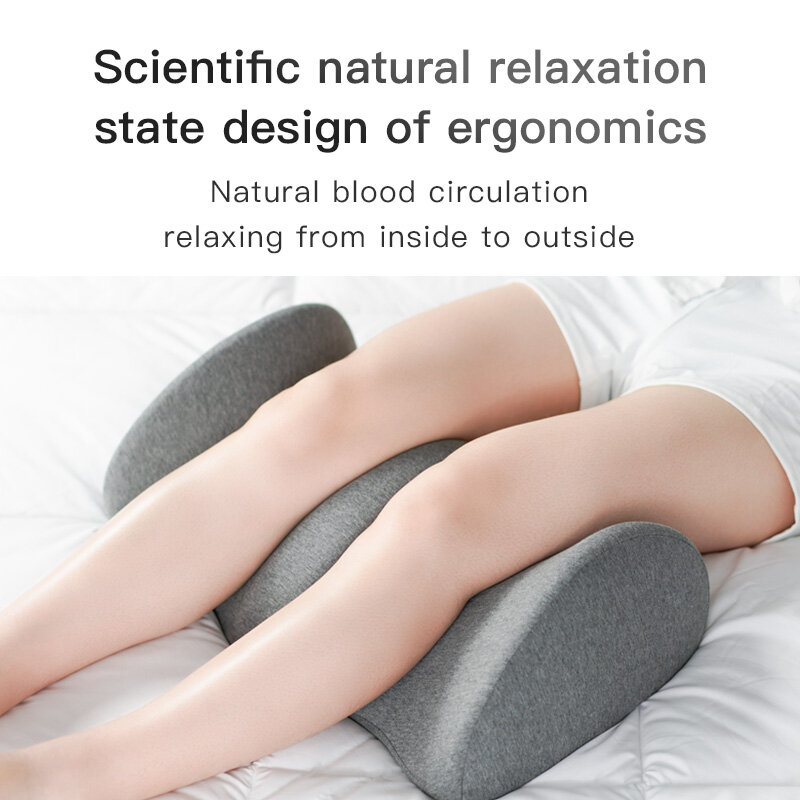 CHECA GOODS-Oreiller en mousse à mémoire de forme pour les genoux, soutien pour dormir sur le côté du ventre ou du dos, pour les jambes