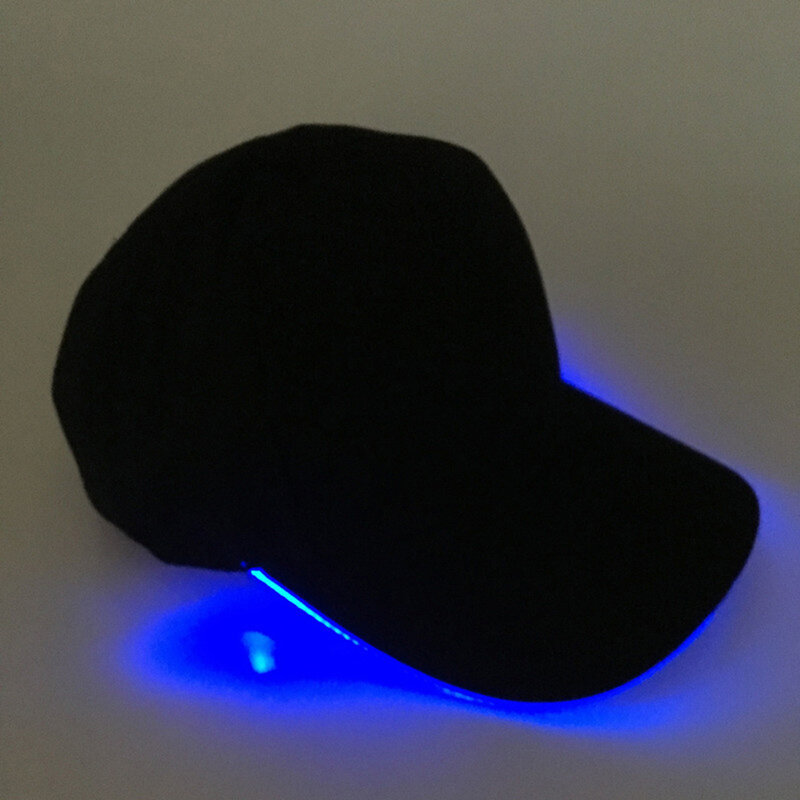 Gorra de béisbol ajustable con luz LED, gorro brillante, perfecto para fiesta, Hip-hop, correr y más, nuevo diseño, 2020