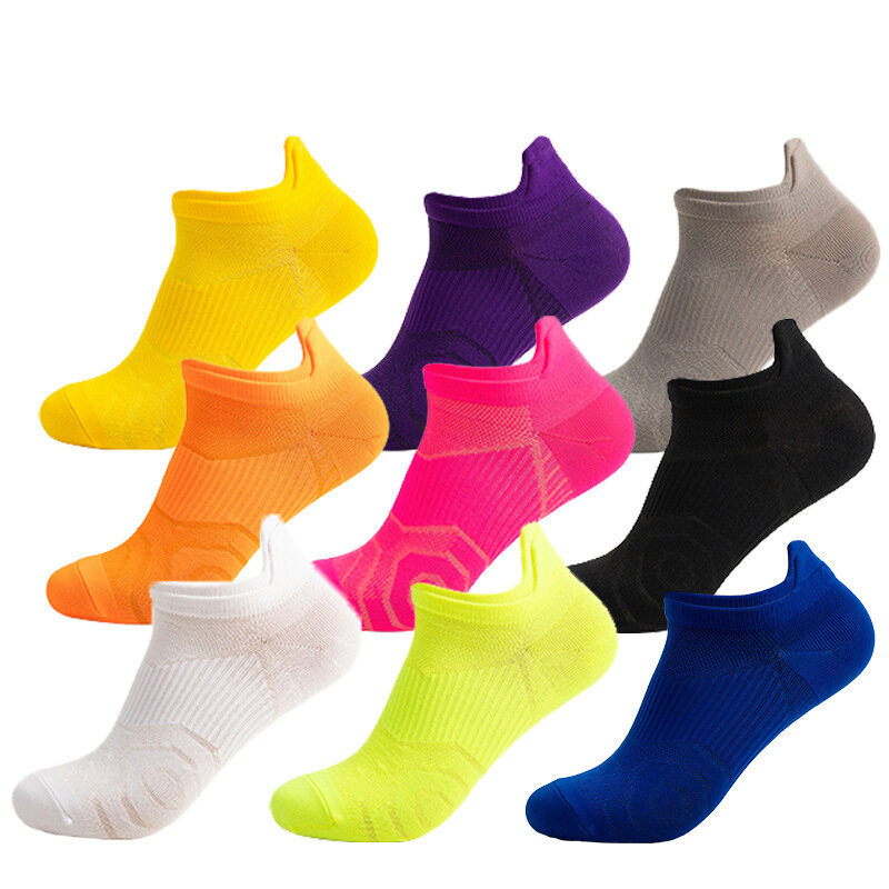 Calcetines tobilleros de algodón para hombre, calcetín deportivo transpirable, desodorante, Invisible, elástico, 5 par/lote