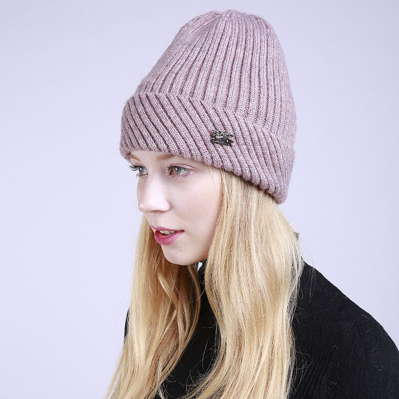 Chapeaux pour femmes, différents coloris, décontracté, chaud et épais, marque à la mode, hiver 2021