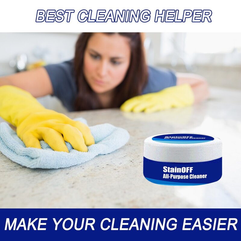 Stainoff all-purpose cleaner remove preso-na sujeira casa limpeza limpador multifuncional desengraxar e pasta de limpeza