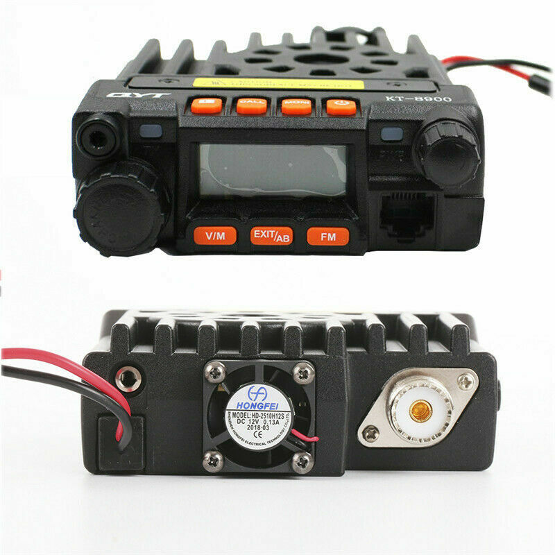 QYT-Mini Radio móvil de doble banda, walkie-talkie KT-8900 de 25W, 2022-136 MHz, 174-400 Mhz, transceptor móvil, 480