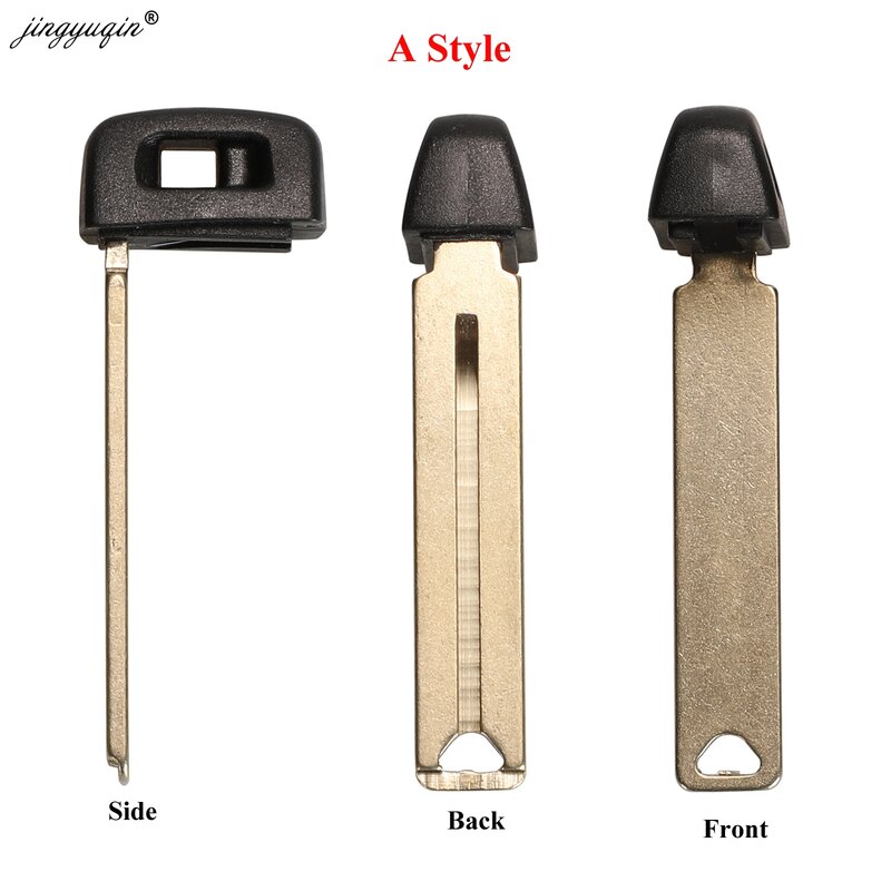 jingyuqin Emergency Smart Prox Remote Key Fob Uncut Blade Blank Insert Replacement For Toyota Camry Corolla Highlander Prius
