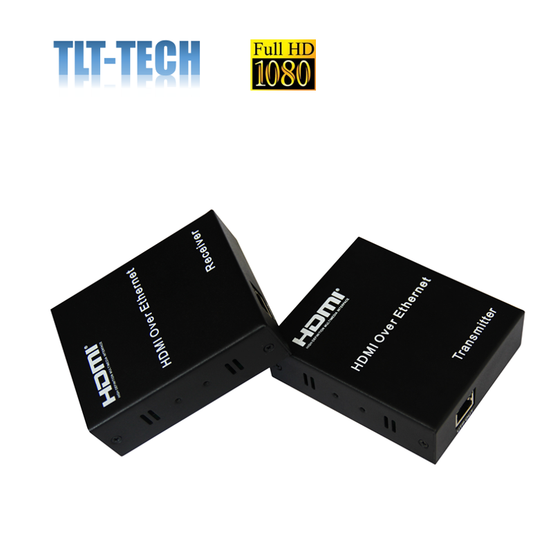 Extensor de HDMI sobre Ethernet 1080P, divisor sobre Cat5e, Cat6 con Control remoto IR, compatible con 1 emisor a muchos receptores
