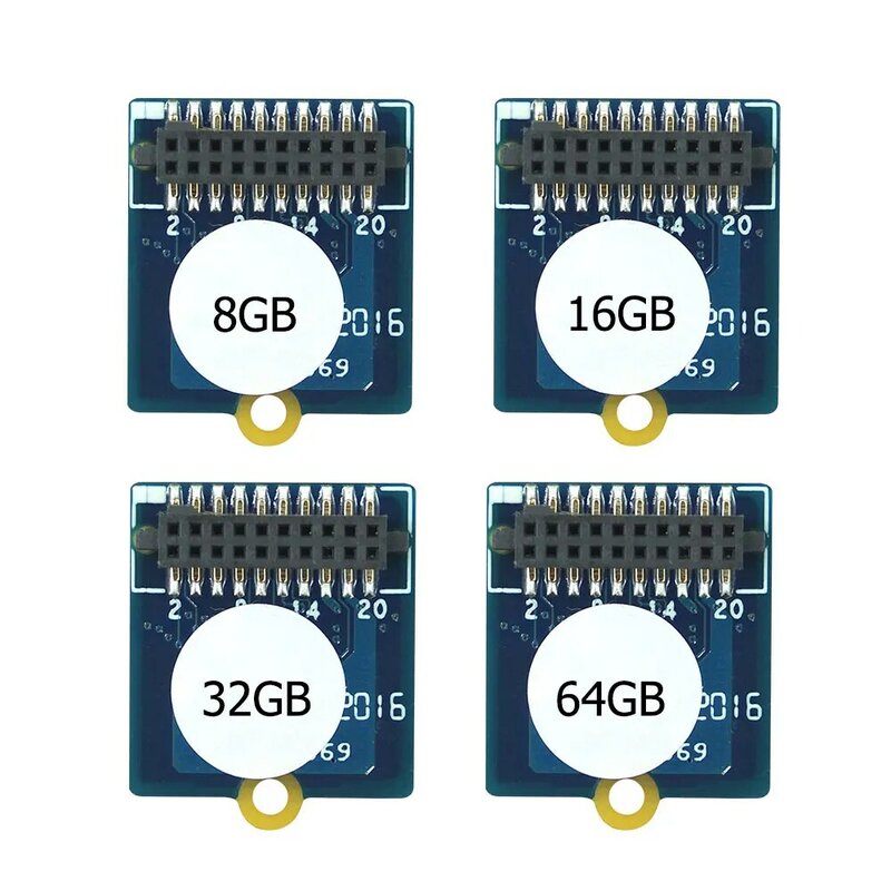 EMMC modul 8GB 16GB 32GB 64GB mit microSD drehen eMMC adapter T2