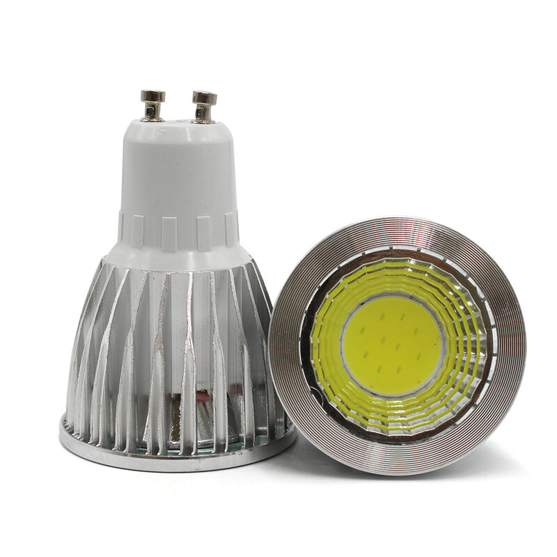 1 sztuk reflektor LED GU10 lampa COB LED reflektor żarówka 6w 9w 12w AC 110V 220V GU 10 Led do dekoracji wnętrz 50W Lampara oświetlenie