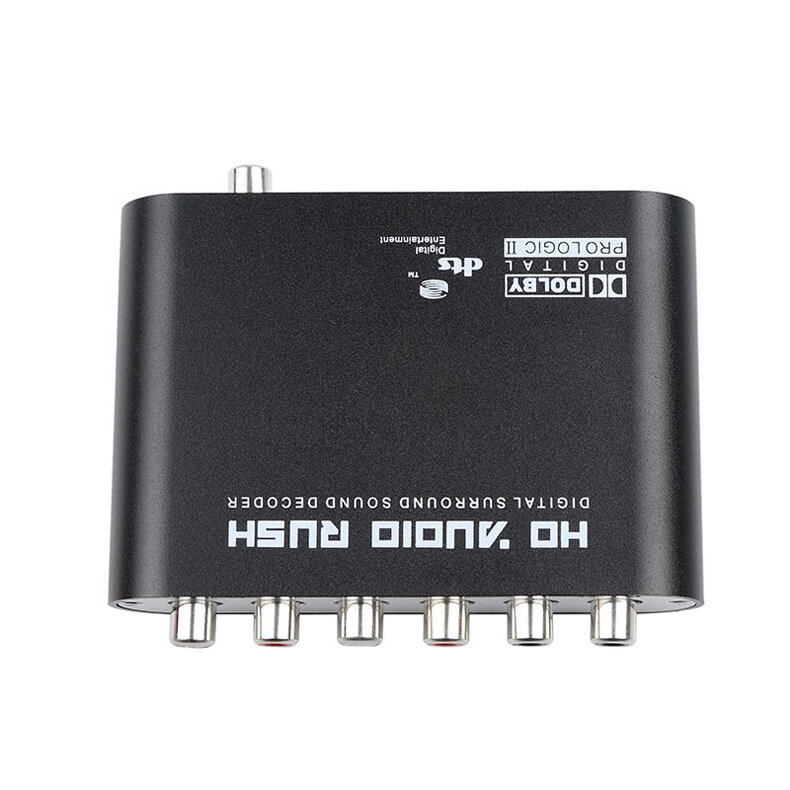 5.1 CH Dekoder Audio SPDIF Koaksial Ke RCA DTS AC3 Amplifier Digital Optik Amplifier Konverter Analog Rush Audio HD